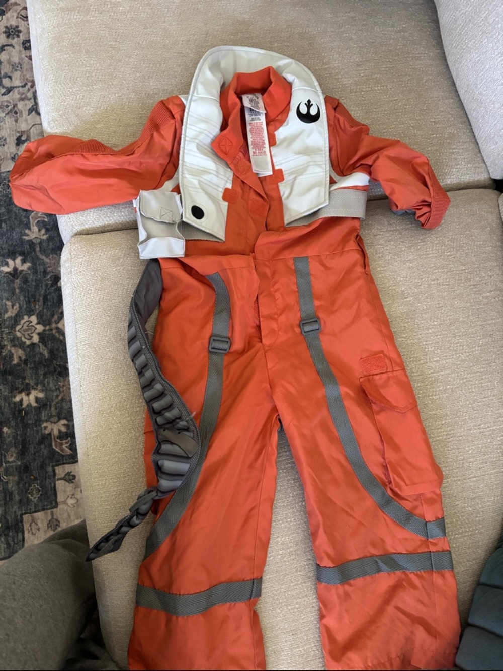 Disney Orange Star Wars X-Wing Pilot Costume